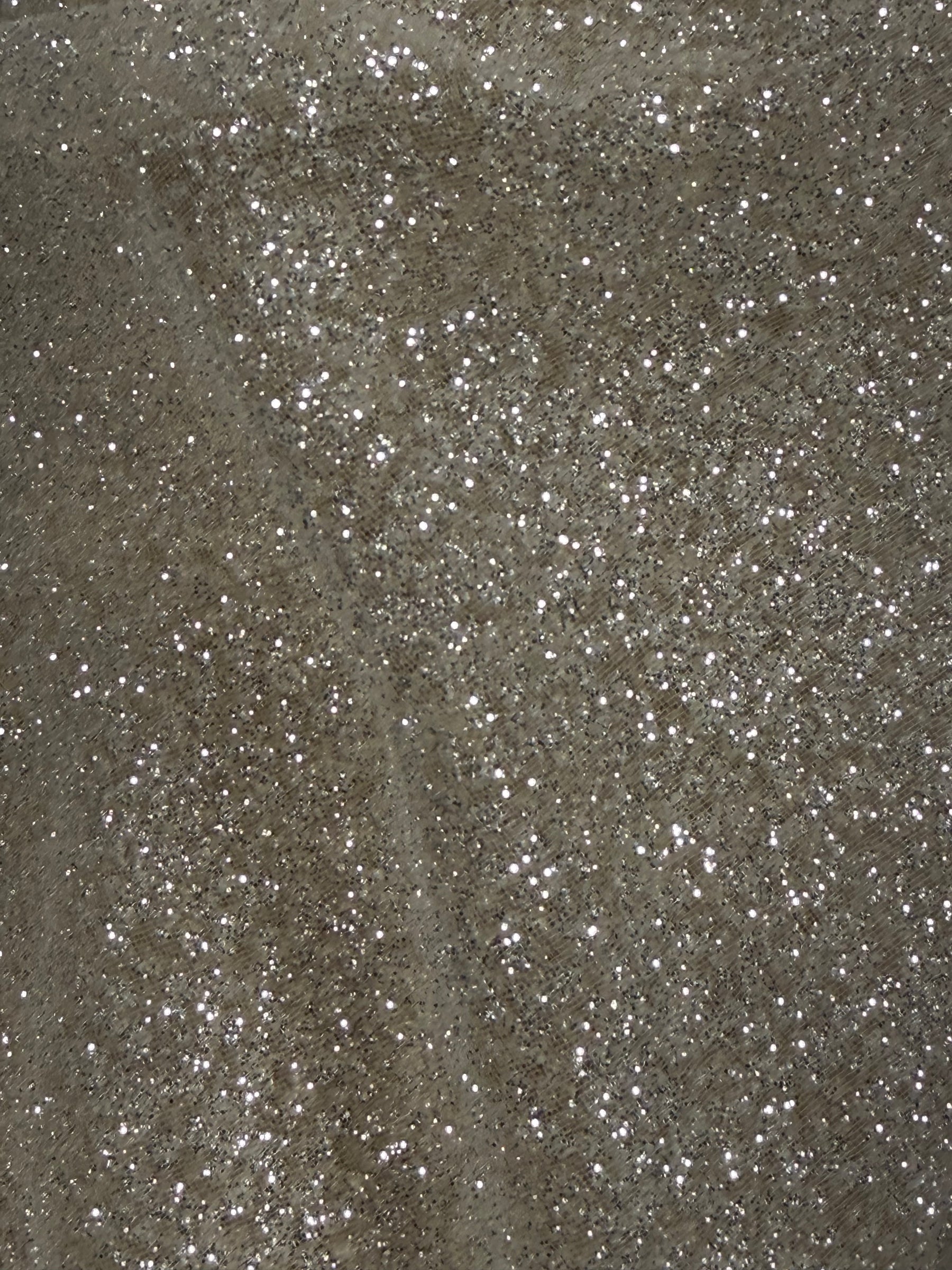 Nude Glitter Tulle - TU0066