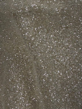 Nude Glitter Tulle - TU0066