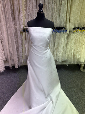 Ivory Italian Silk Blend Brocade - BR1018