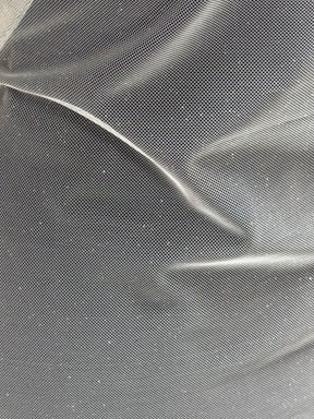 Ivory with Silver Glitter Tulle - TU0053