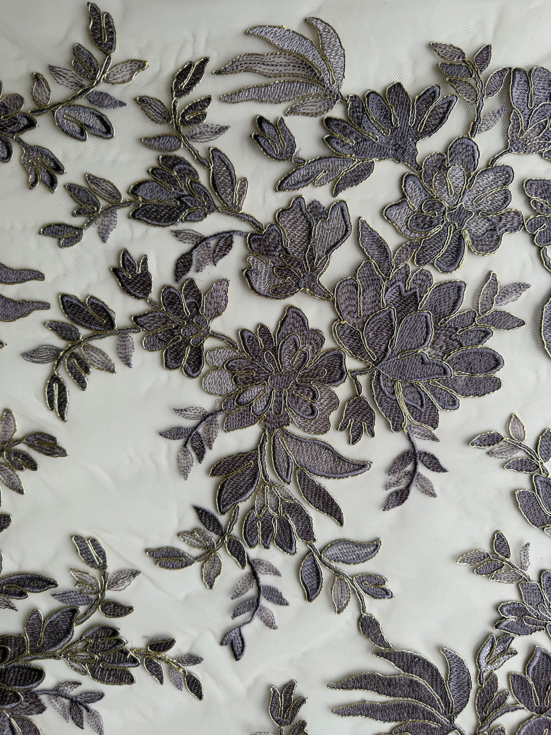 Lavender Lace with Gold Cording - Kylar