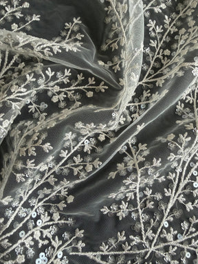Ivory Sequin Lace - EB3065