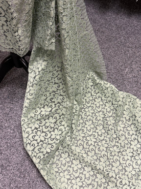 Peridot Green Corded French Lace - LA4008