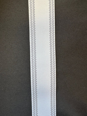 White 38mm Straight Petersham - A15