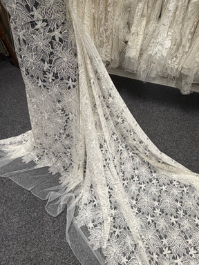Ivory Embroidered Lace - Lalita