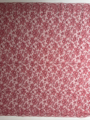 Bordeaux Red Chantilly Lace - P177