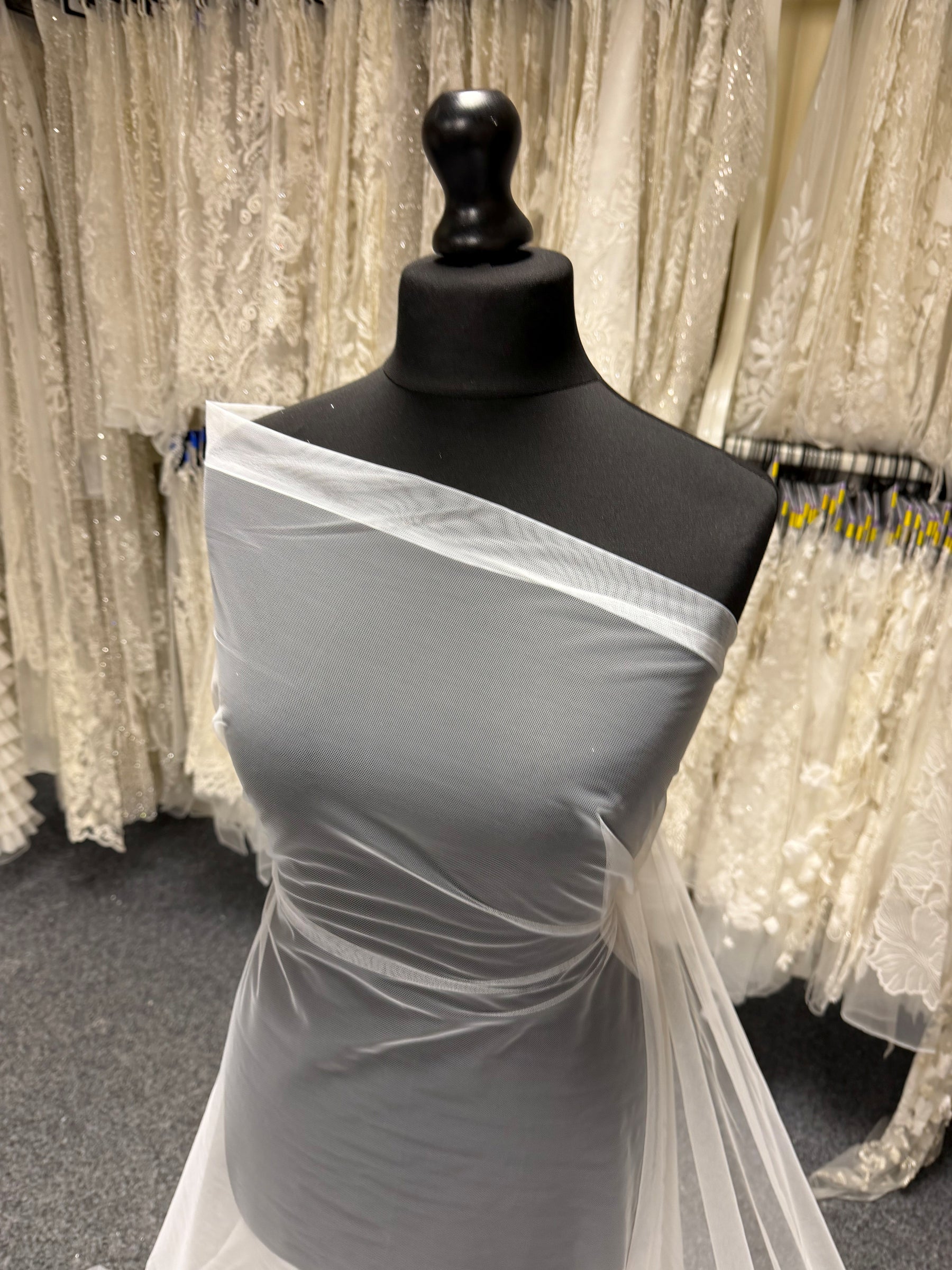 Ivory Stretch Tulle - Alternative