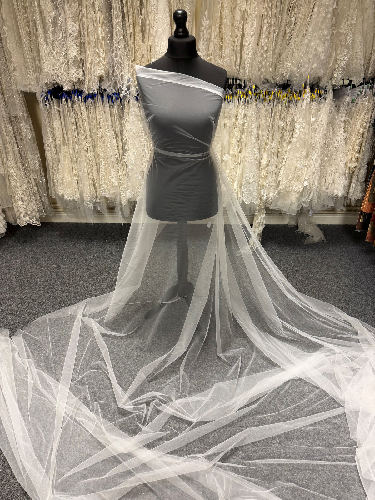 Ivory Stretch Tulle - Alternative