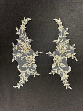 Crystal and Sequin Embellished Appliques - AP 8270 (CF)