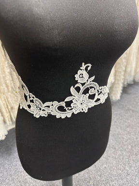 Ivory Guipure Lace Trim - Acute