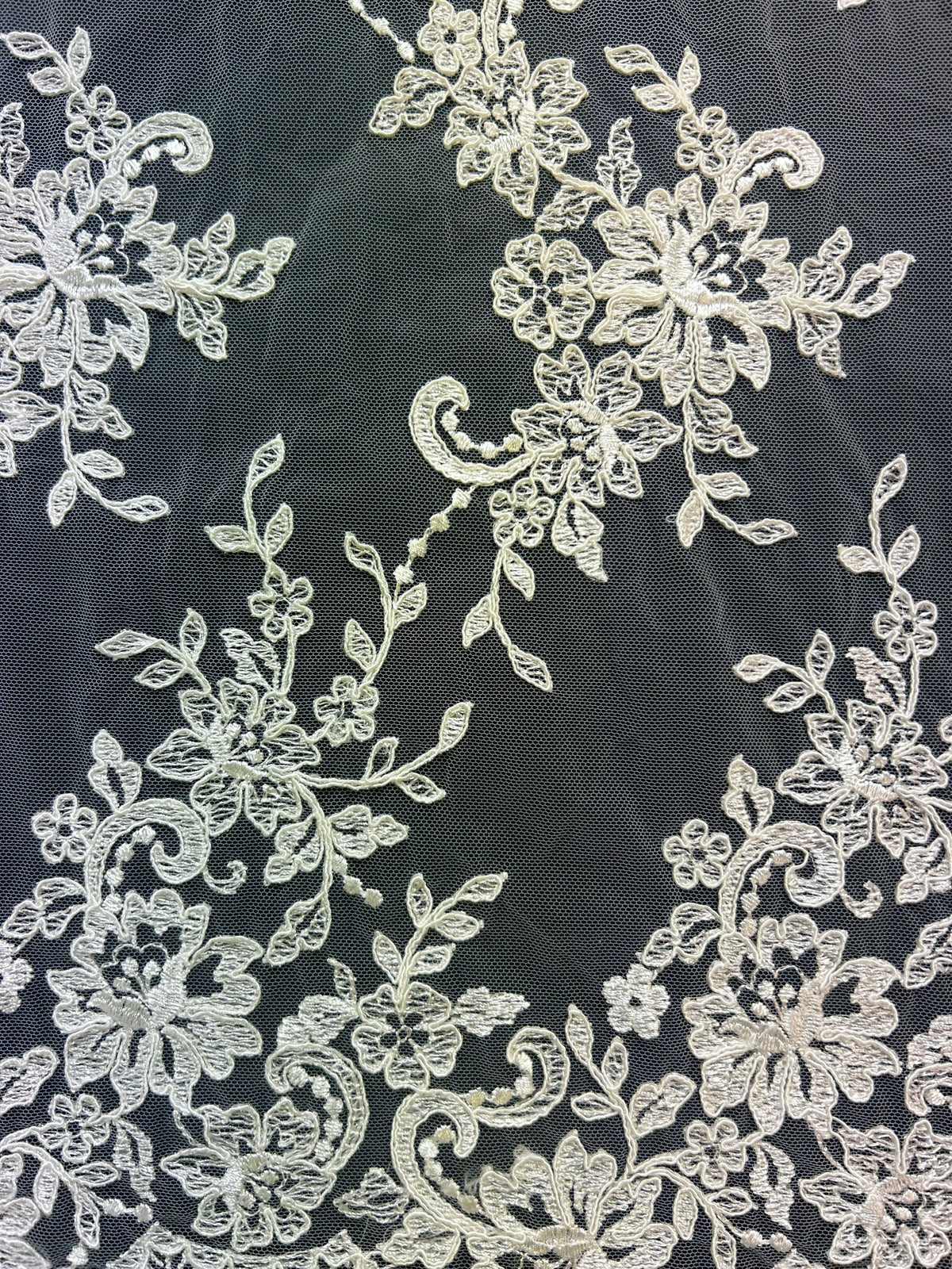 Ivory Corded Lace - Adele