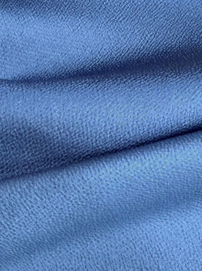 Airforce Blue Polyester Crepe - Temple