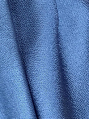 Airforce Blue Polyester Crepe - Temple