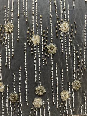 Ivory Beaded Lace - Alma