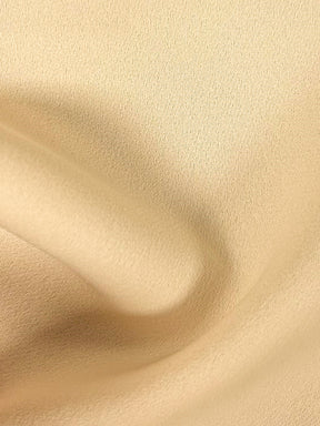Almond Polyester Stretch Crepe - Pageant