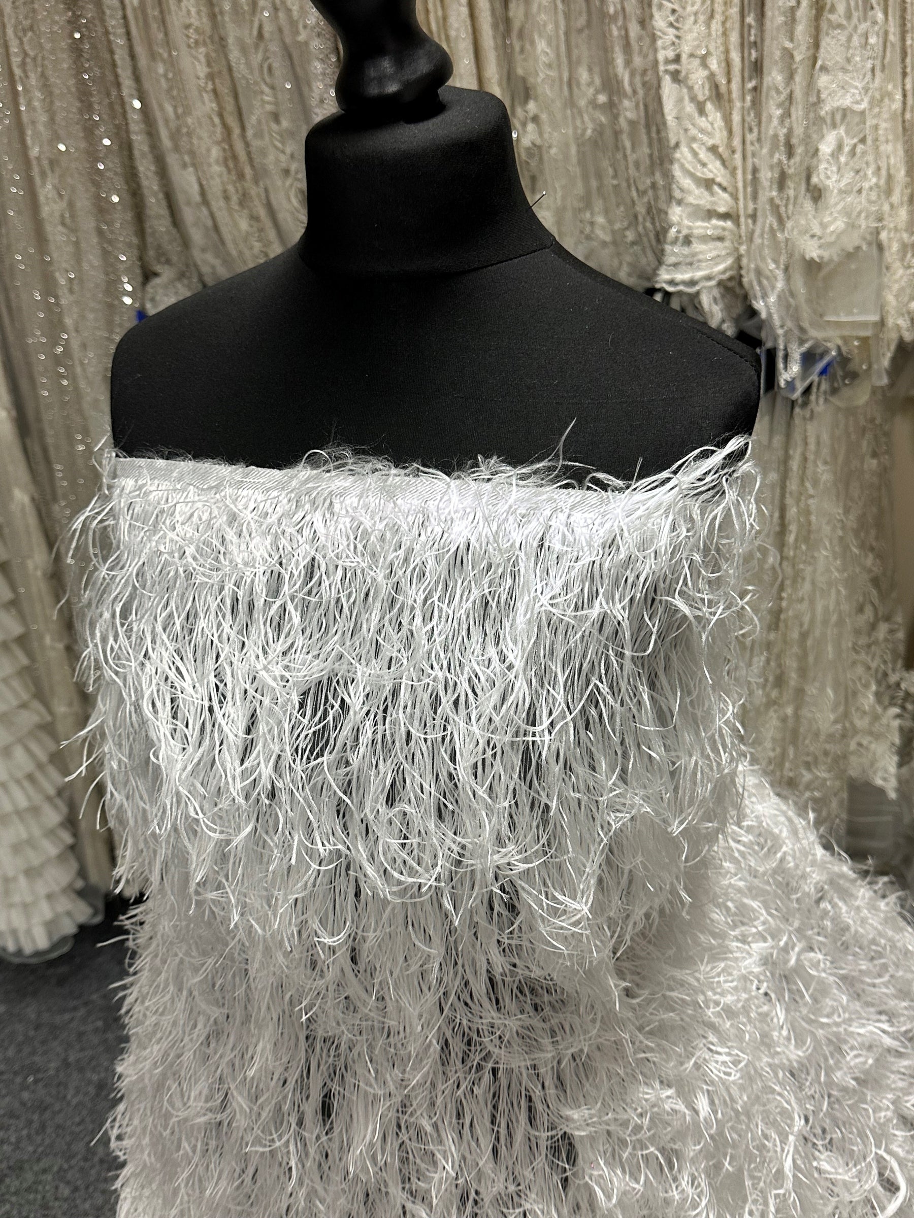 Ivory Tassel Fabric - Arabella (CF)