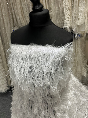 Ivory Tassel Fabric - Arabella (CF)