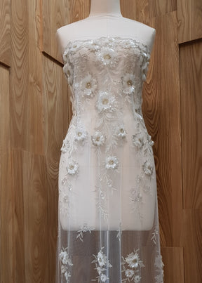 Ivory Sequin Lace - Arvid