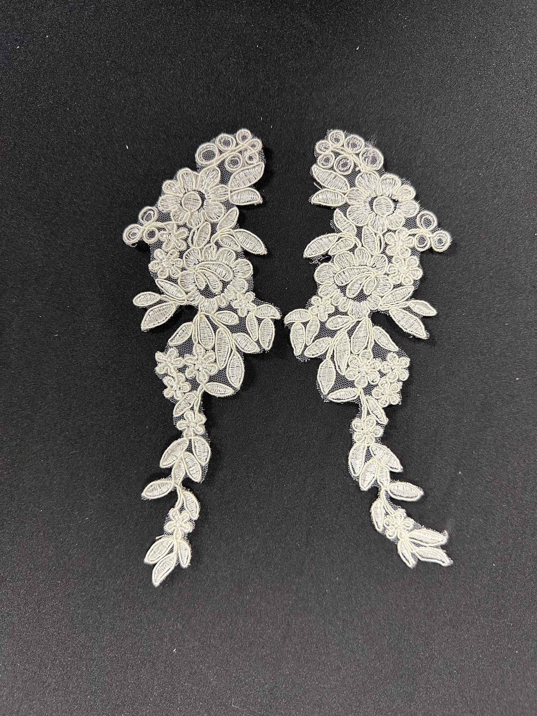 Ivory Corded Lace Appliques - Aspiration