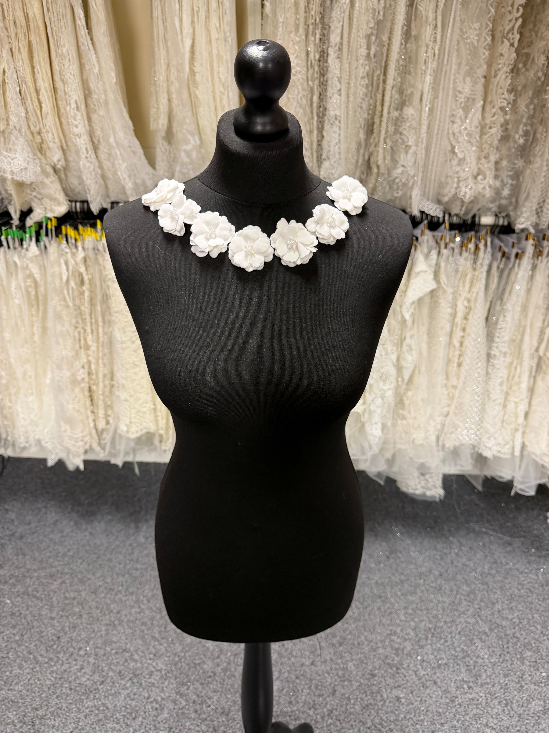 Ivory Flower Applique - Avon Small
