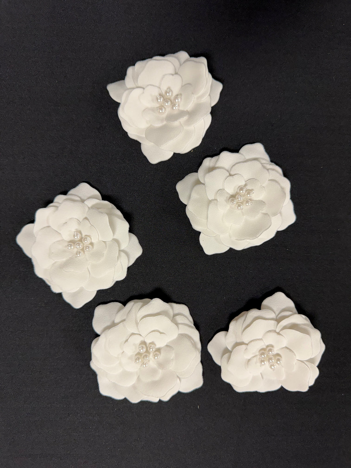 Ivory Flower Applique - Avon Large
