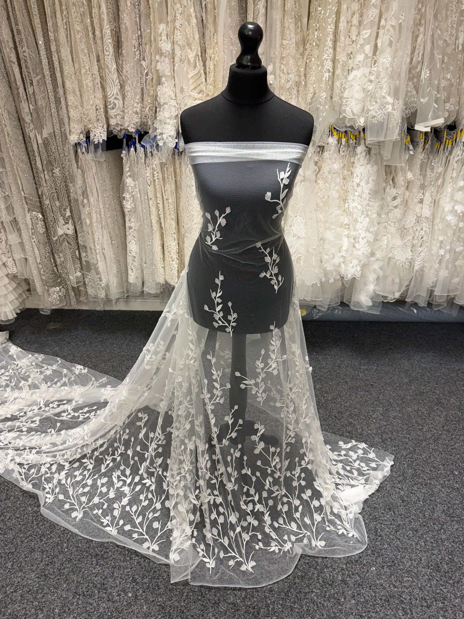 Ivory Embroidery Lace - EB5028