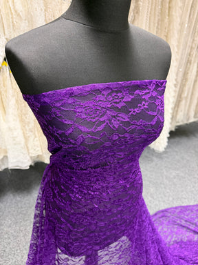 Purple Raschel Lace - P618