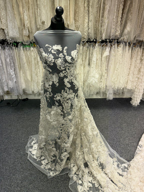 Ivory Beaded Lace - Masuka