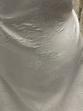 Ivory Italian Silk Blend Brocade - BR1012