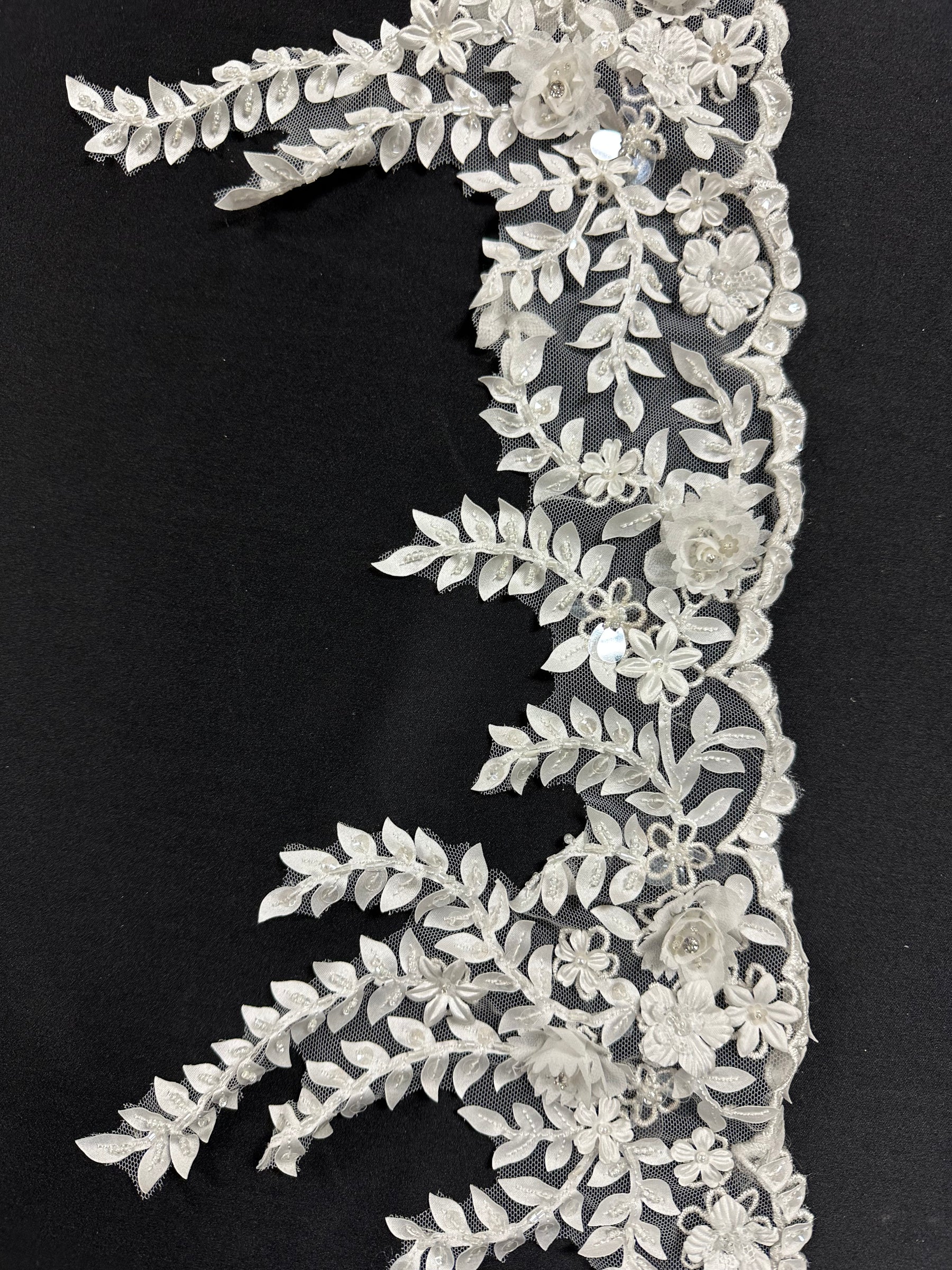 Ivory Laser Lace Trim - T 1011 (CF)