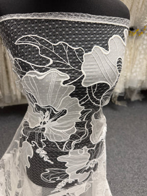Ivory Embroidery Lace - EB5058