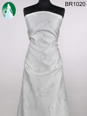 Ivory Italian Silk Blend Brocade - BR1020