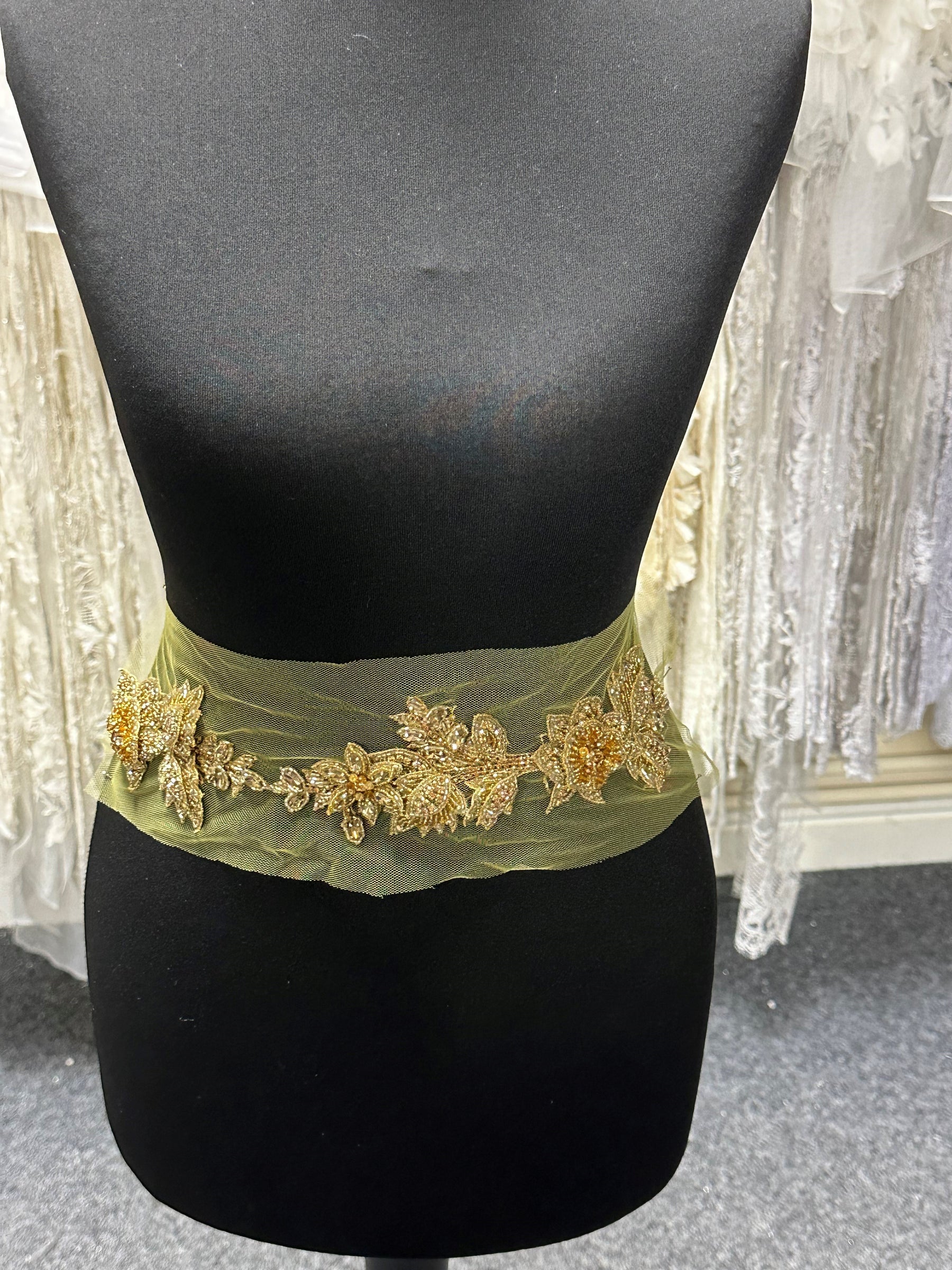 Crystal Dress Trim - Gravity (Gold) Crystal Dress Trim - Gravity (Gold)