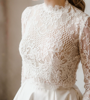 Ivory Corded Raschel Lace - Baum (LA7011)
