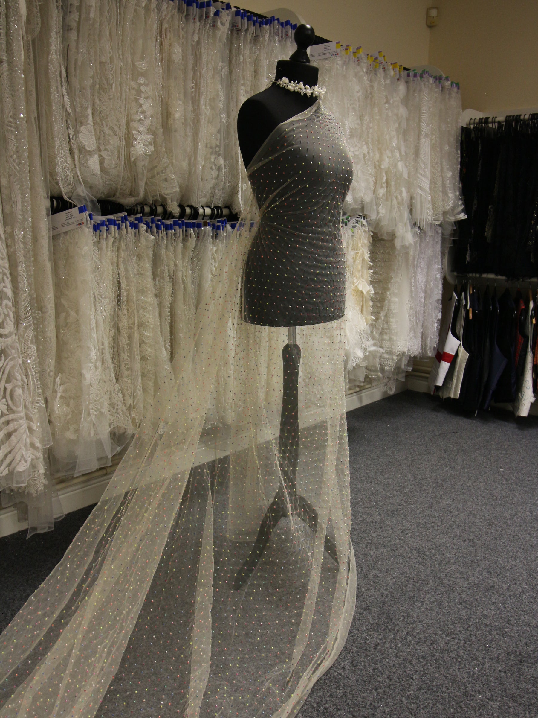 Nude Embellished Tulle - Clarette