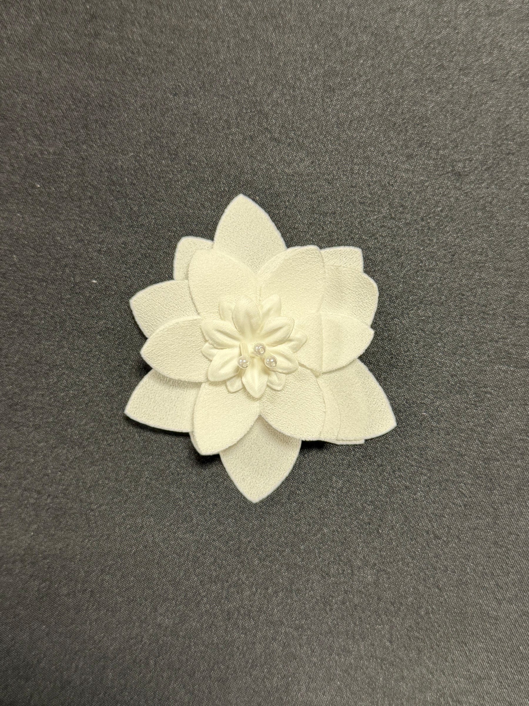 Ivory Flower Applique - Bedford (Small)