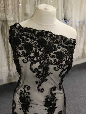 Black Beaded Lace - Nell