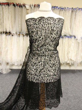 Black Chantilly Lace - Elara