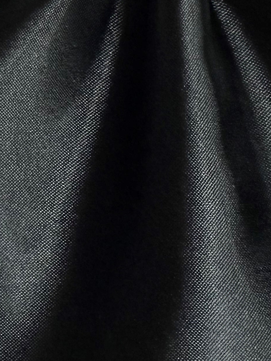 Black Acetate Lining Fabric - Tuscany