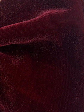 Claret Silk Velvet - Vogue