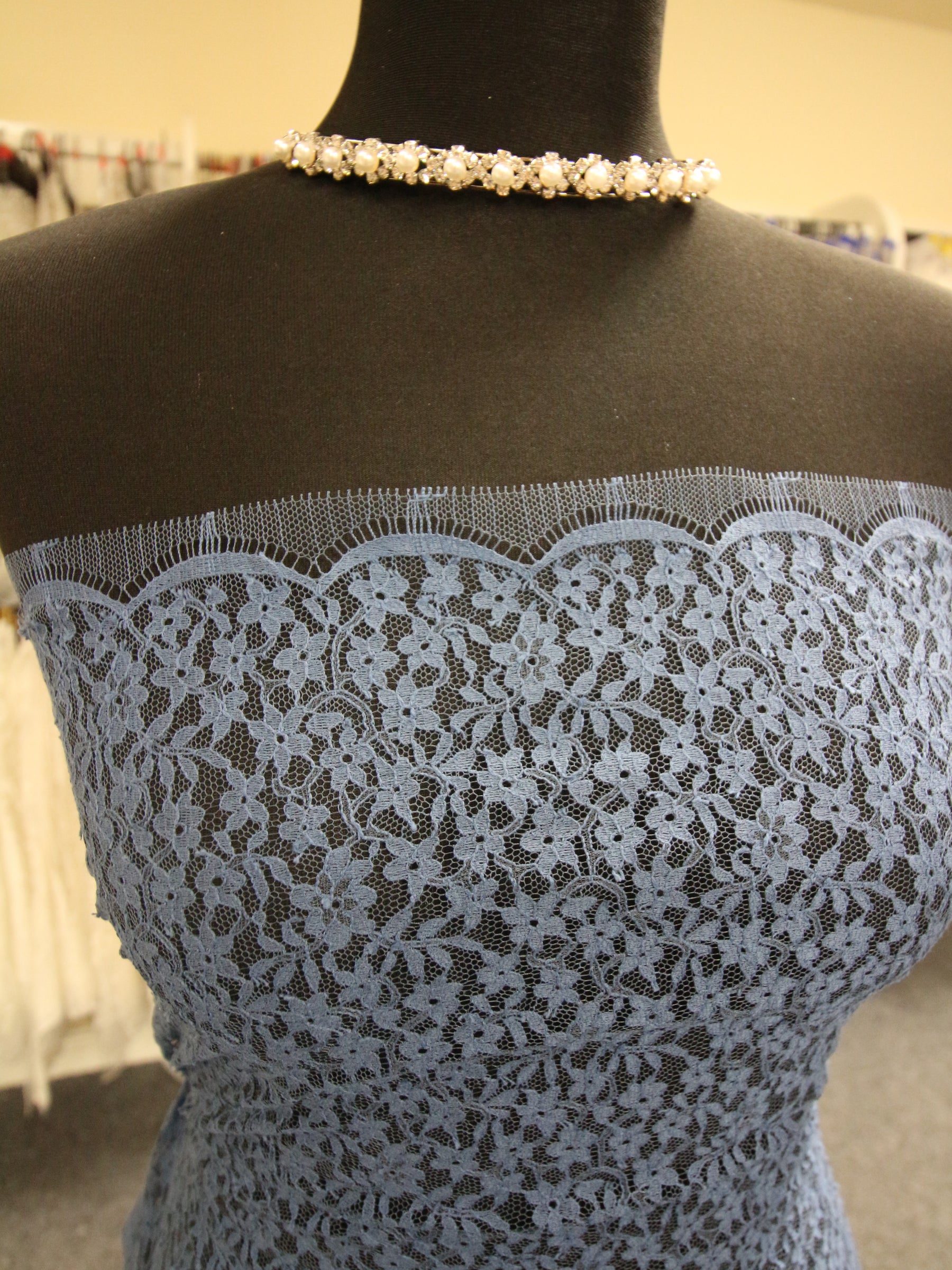 Blue Chantilly Lace - Solange