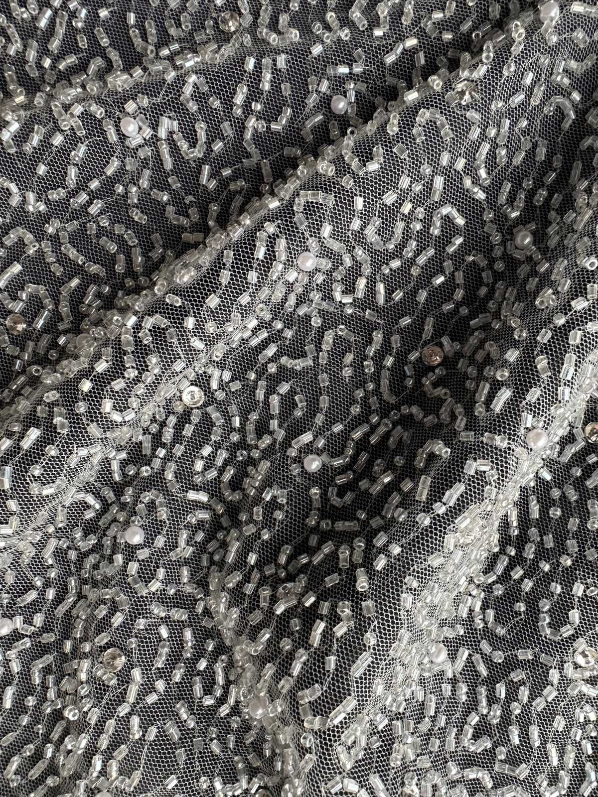 Ivory Beaded Lace - Bopha