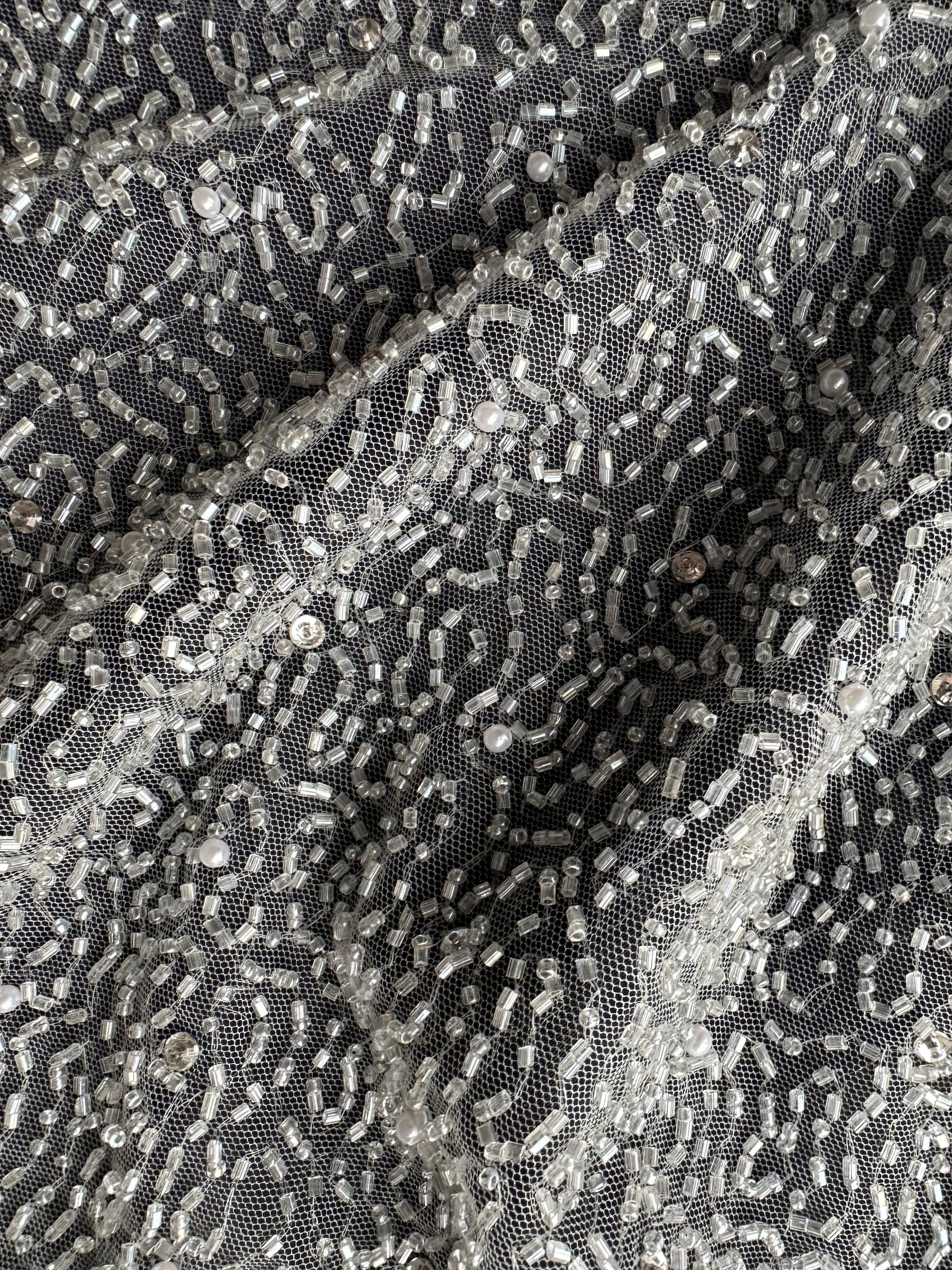 Ivory Beaded Lace - Bopha