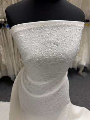 Ivory Italian Silk Blend Brocade - BR1015