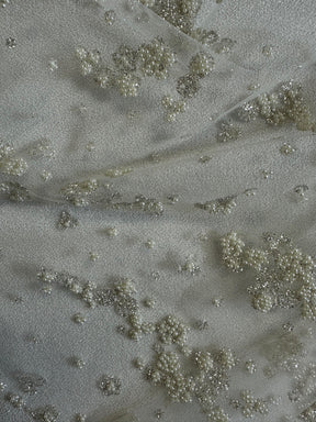 Ivory Glitter Lace - Breda