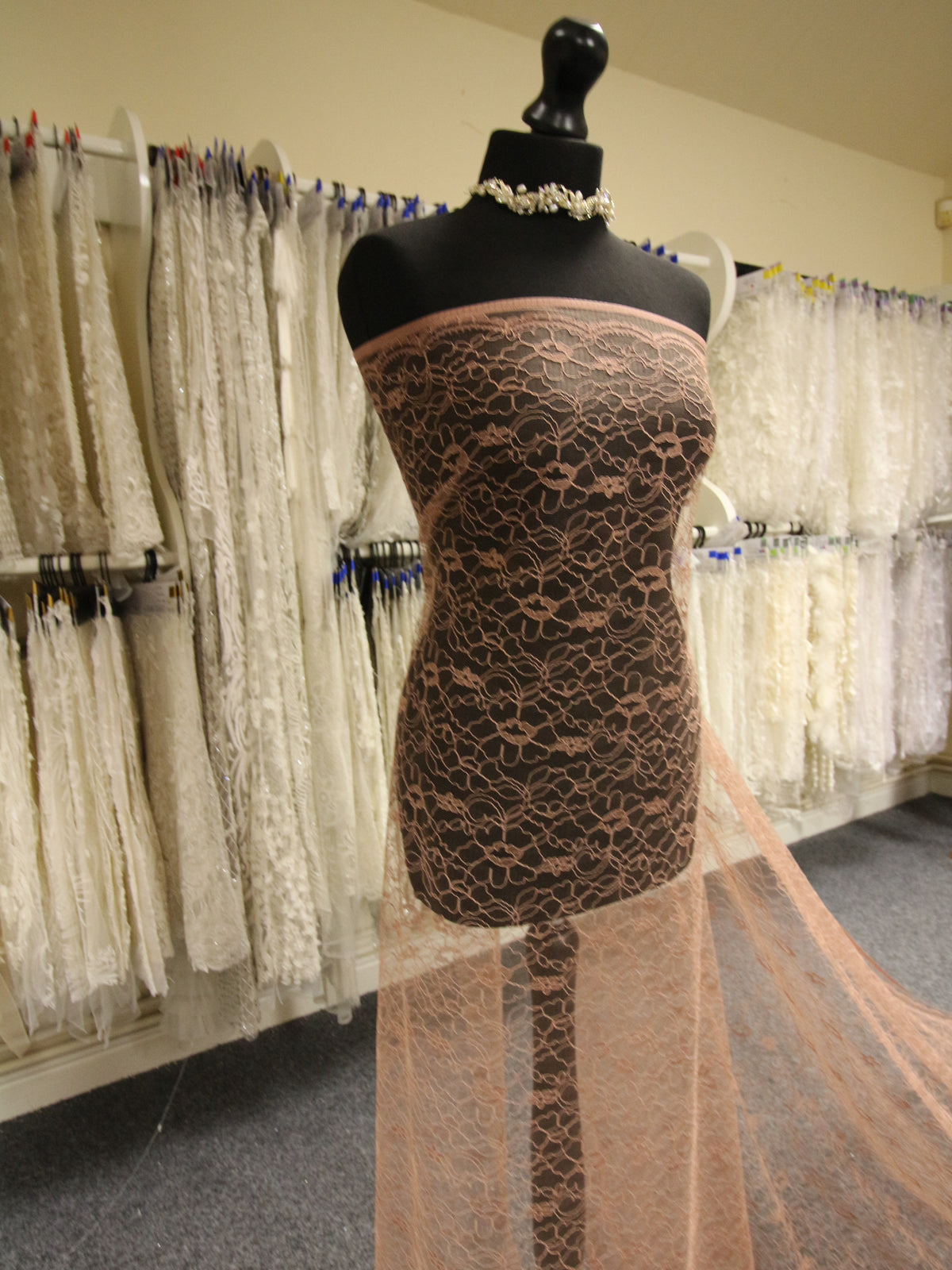 Brown Corded Lace - Leanne