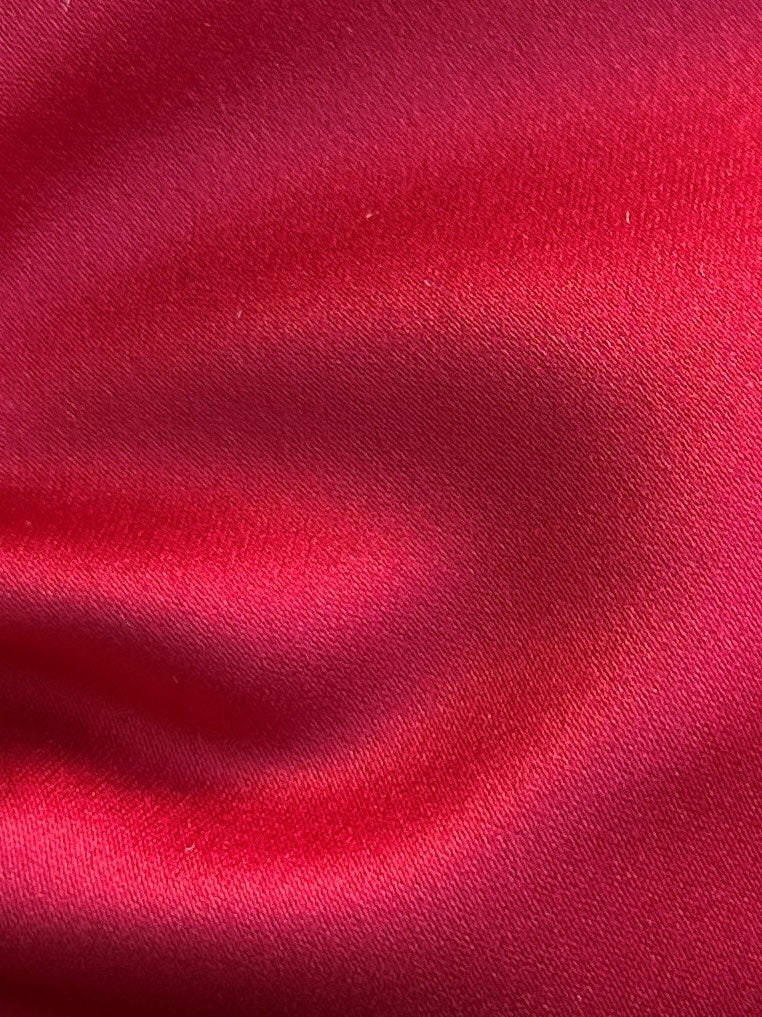 Burgundy Polyester Satin - Moldova