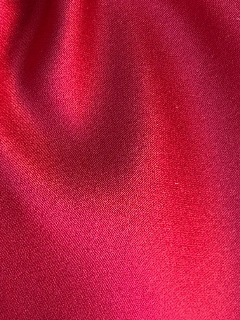 Burgundy Polyester Satin - Moldova