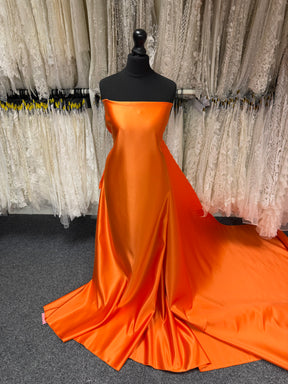 Tangerine Polyester Satin - Contessa (CF)