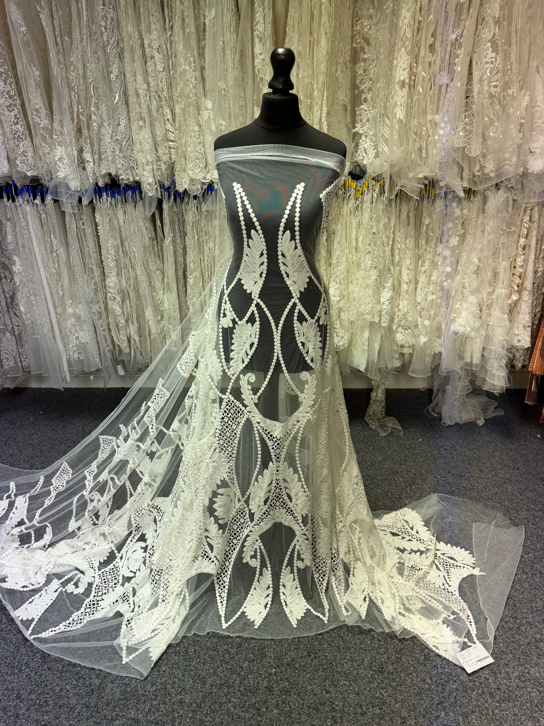 Ivory Embroidery Lace - EB5035